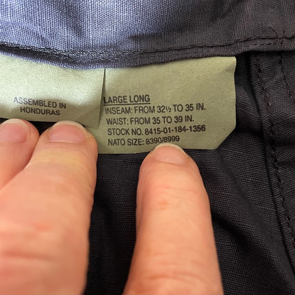 NWT Tru-Spec men's L Long BDU cargo pants uniform fire fighter rescue POCKETS! - Picture 7 of 9